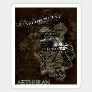 Season 1 Map of Arne Sticker